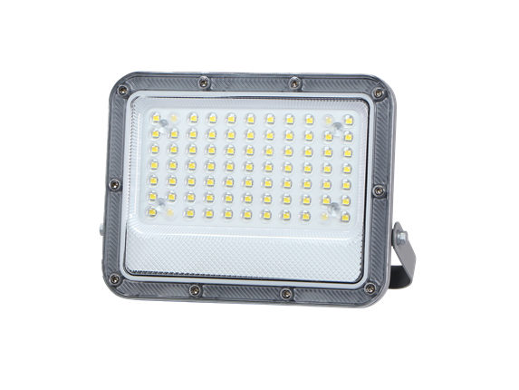 Đèn led pha thấu kính KINGECO 50w, vỏ xám, Chip LUMILEDS 2835